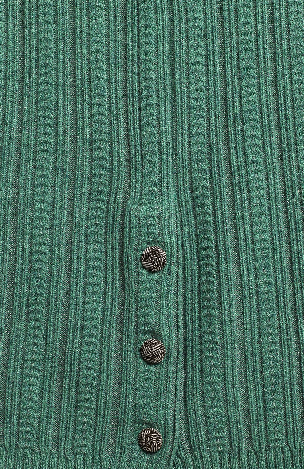 Кашемировая юбка | Chanel | Зелёный - 4