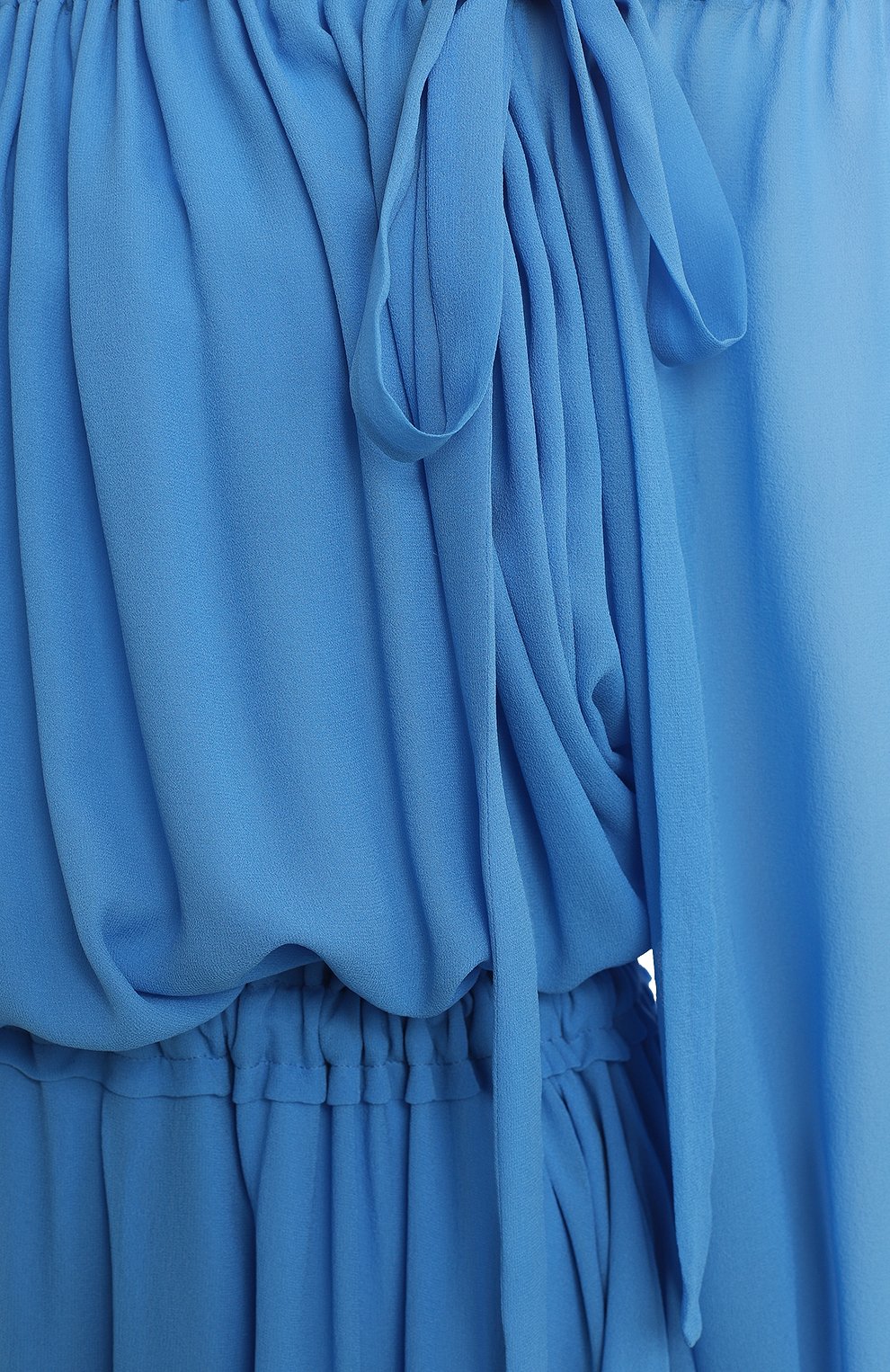Шелковое платье | Rochas | Синий - 3