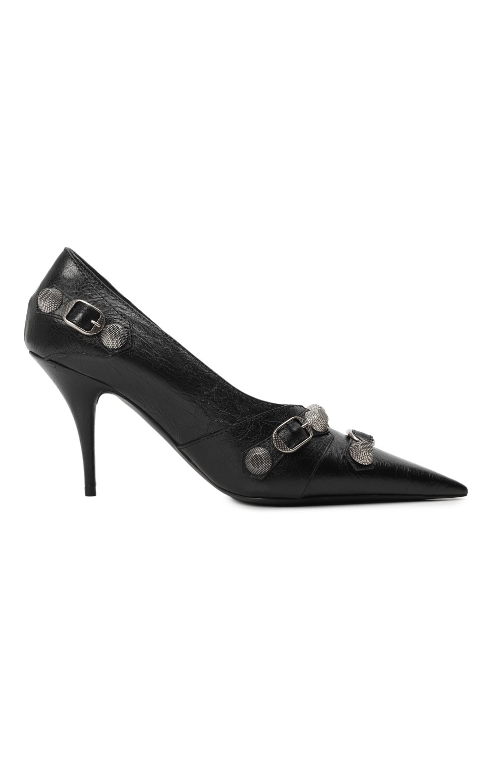 Кожаные туфли Cagole 90 | Balenciaga | Чёрный - 5