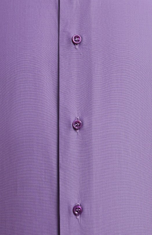 Хлопковая сорочка | Brioni | Фиолетовый - 3