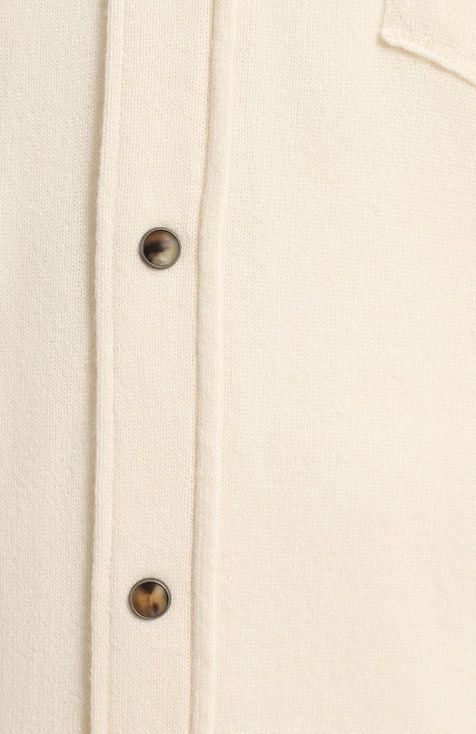 Рубашка из шерсти и кашемира | Brunello Cucinelli | Кремовый - 3