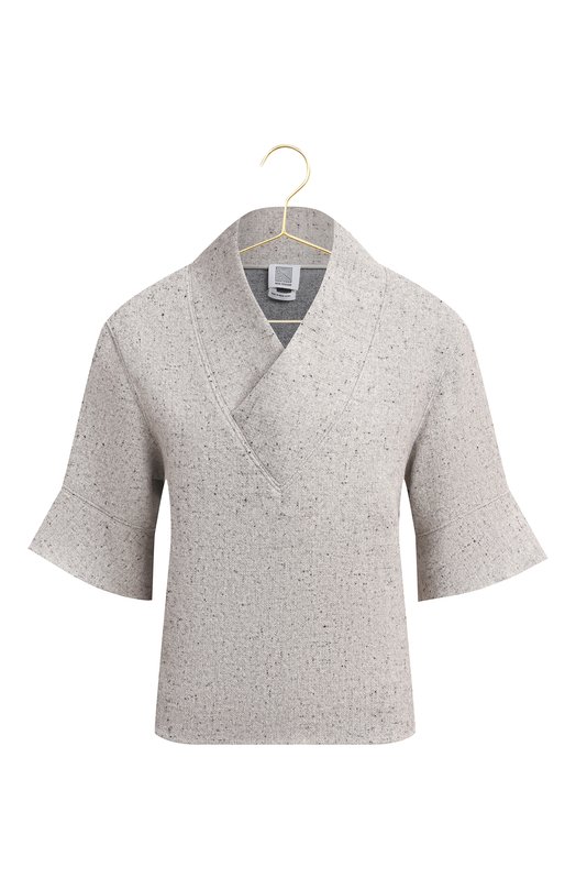Пуловер из шерсти и шелка | Rosie Assoulin | Серый - 1