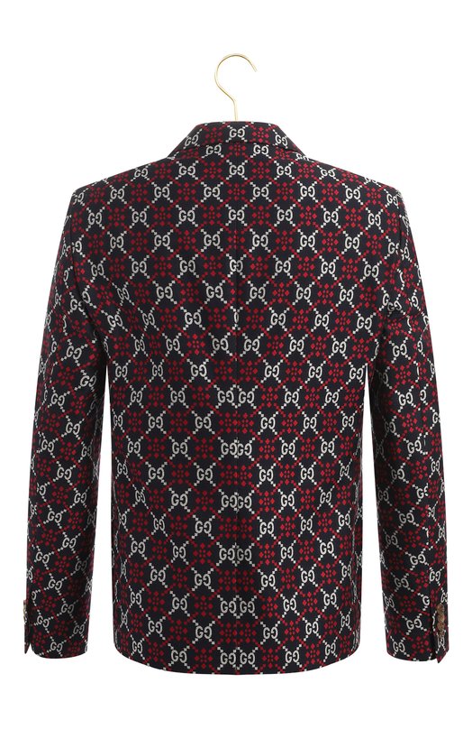 Пиджак из хлопка и шерсти | Gucci | Разноцветный - 2