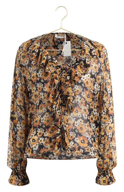 Шелковая блузка | Saint Laurent | Разноцветный - 1