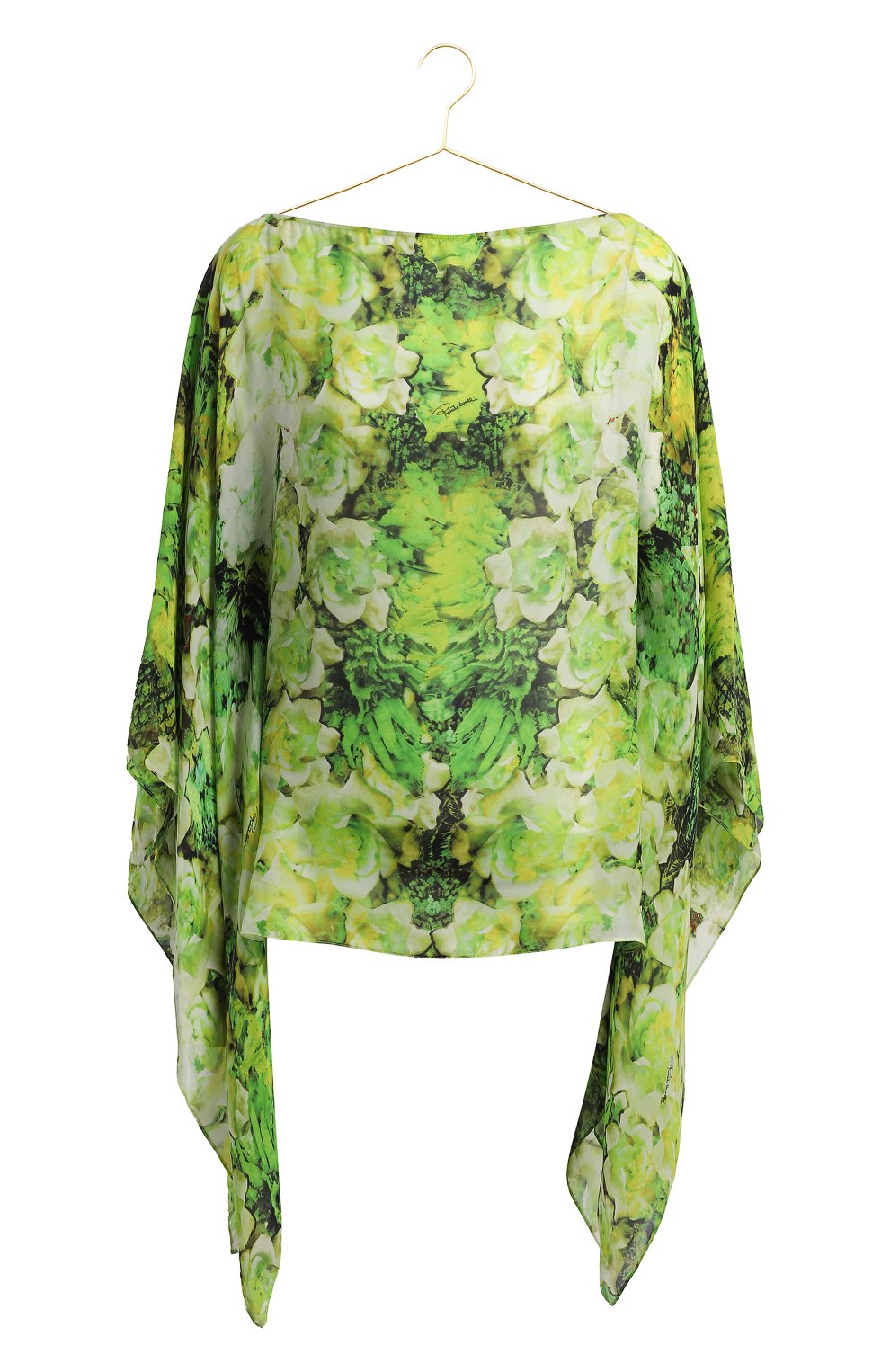 Шелковая блузка | Roberto Cavalli | Зелёный - 1