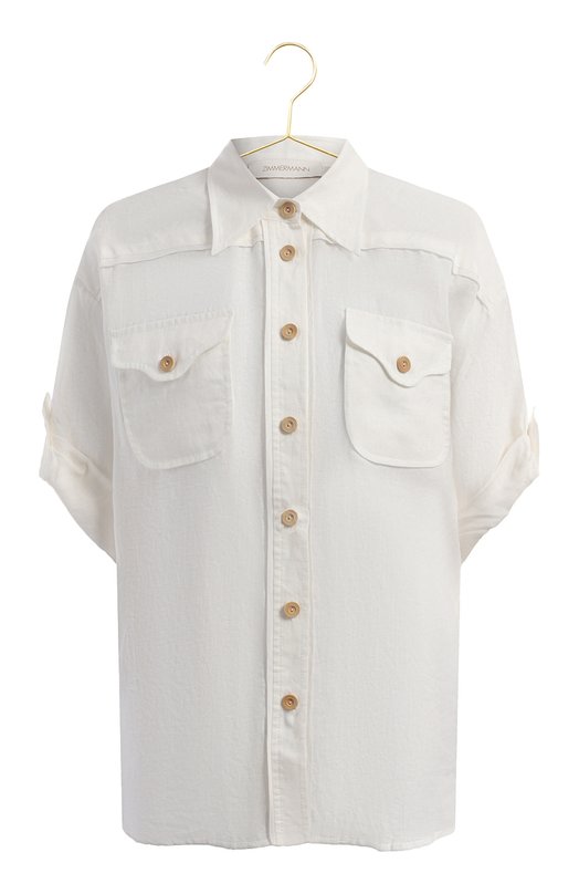 Рубашка из рами | Zimmermann | Белый - 1