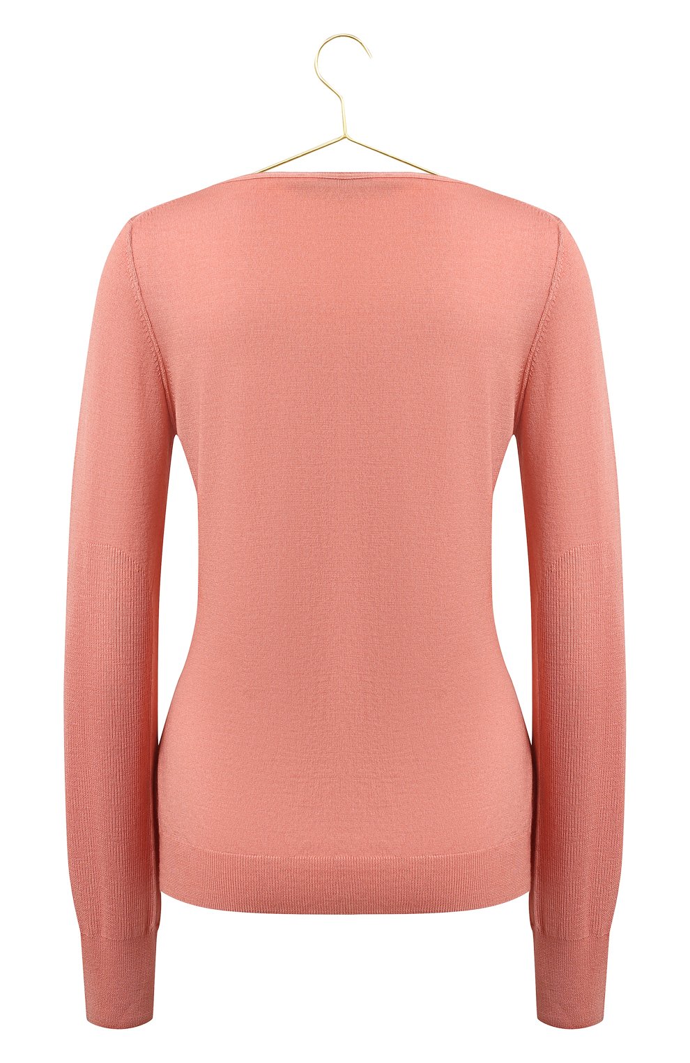 Пуловер из шерсти и шелка | Iris Von Arnim | Розовый - 2