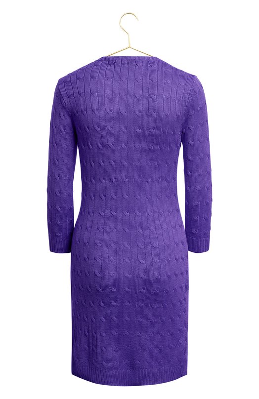 Шелковое платье | Ralph Lauren | Фиолетовый - 2