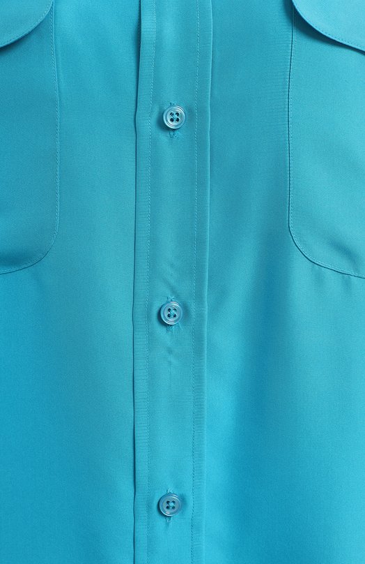Шелковая рубашка | Ralph Lauren | Зелёный - 3