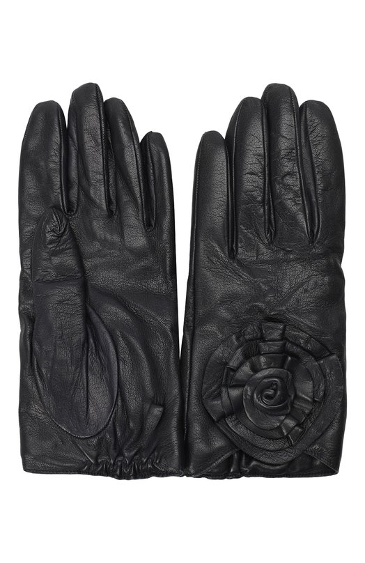 Кожаные перчатки | Valentino | Синий - 2