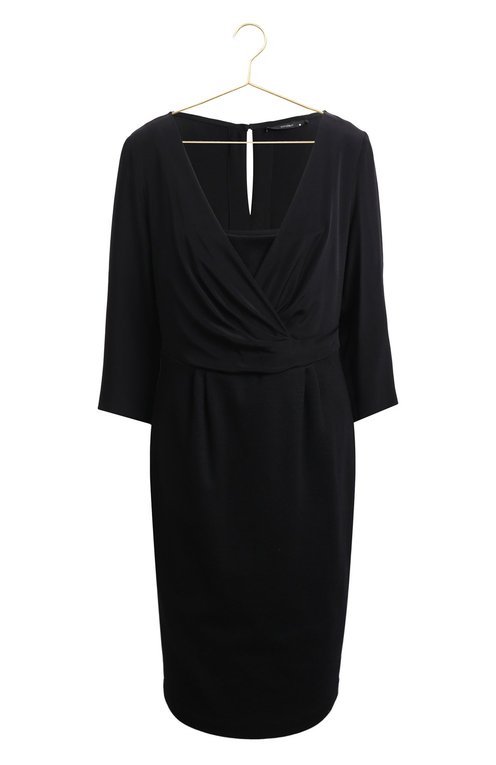 Платье из шелка и шерсти | Windsor | Чёрный - 1