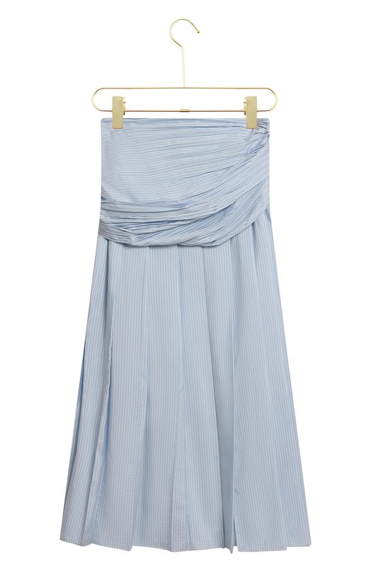 Шелковая юбка | Rochas | Голубой - 2