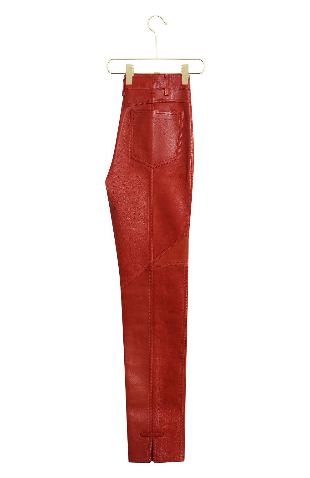 Кожаные брюки | Givenchy | Оранжевый - 3