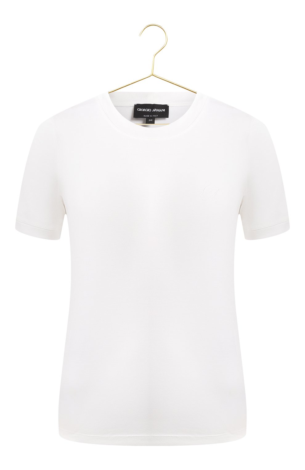 Хлопковая футболка | Giorgio Armani | Белый - 1