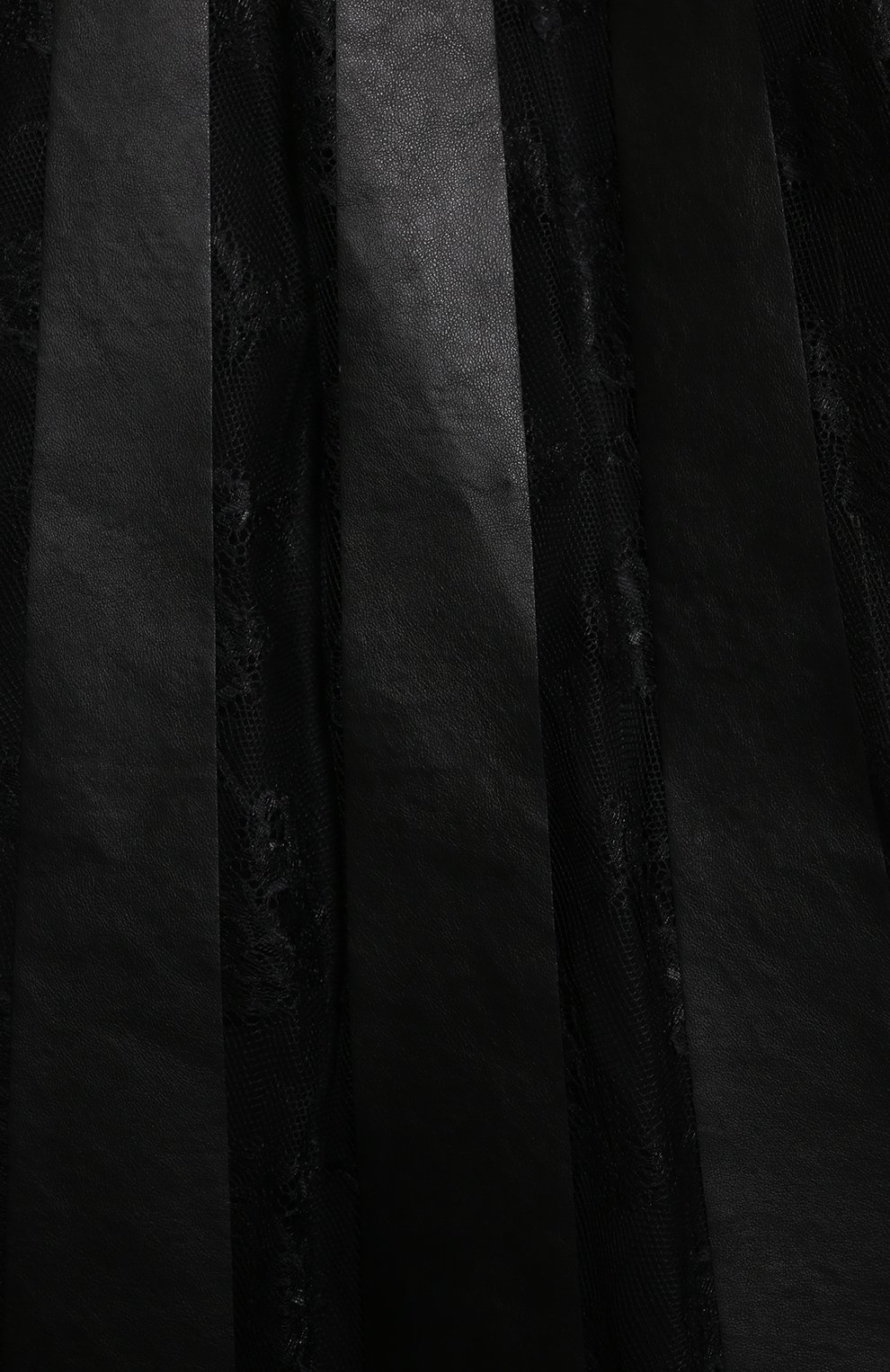 Юбка из экокожи | Christopher Kane | Чёрный - 3