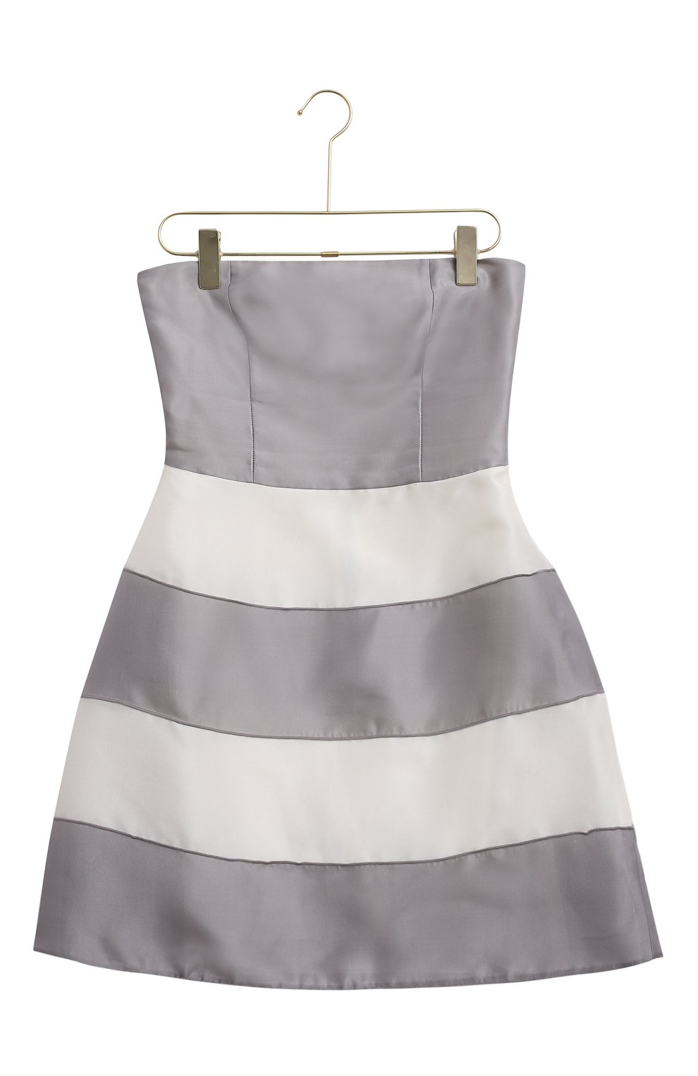 Шелковое платье | Armani Collezioni | Серый - 1