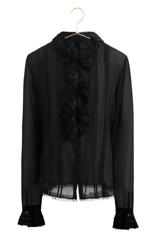 Шелковая блузка | Ermanno Scervino | Чёрный - 1