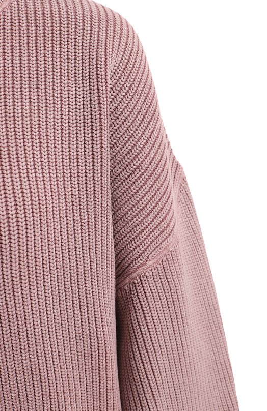 Хлопковый свитер | Alexander Wang | Фиолетовый - 3