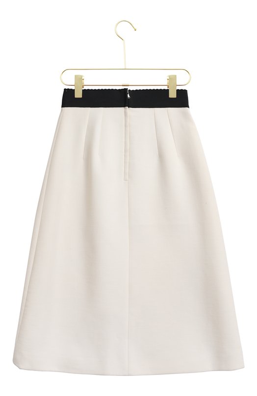 Шерстяная юбка | Dolce & Gabbana | Белый - 2