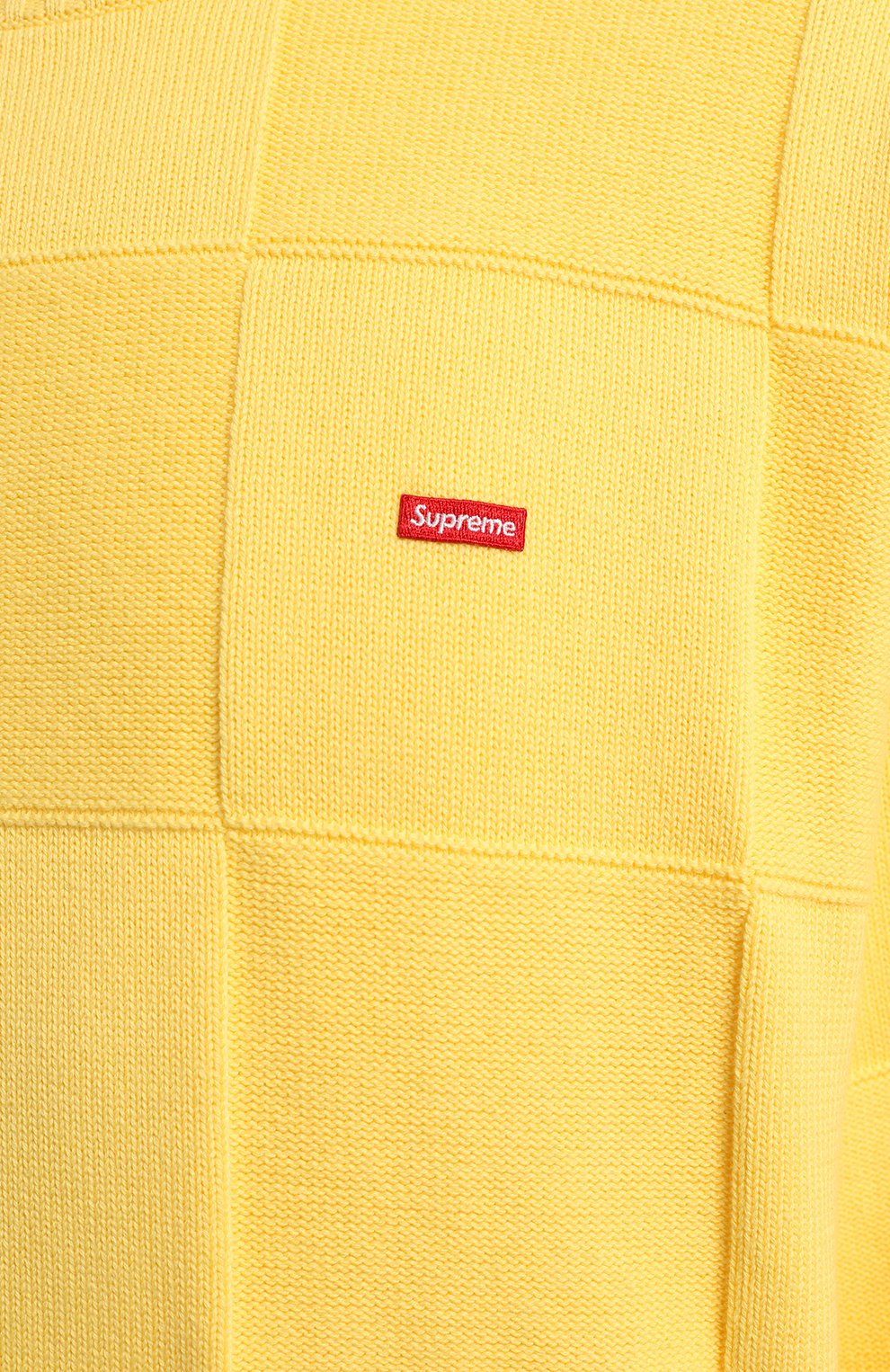 Хлопковый свитер | Supreme | Жёлтый - 3
