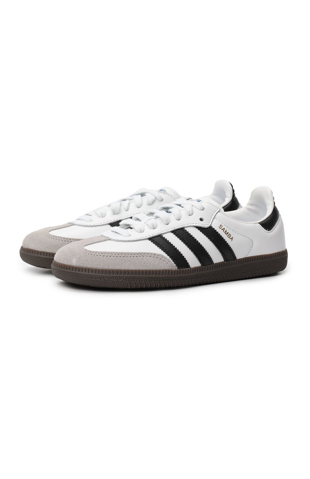 Кеды Samba OG 'Cloud White Core Black' adidas, цвет Белый купить на ...