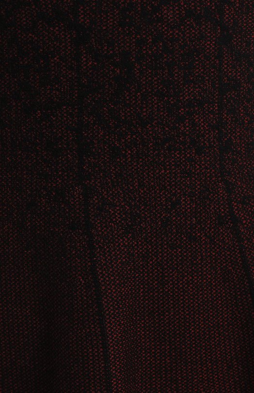 Платье из шерсти и хлопка | Prada | Бордовый - 3