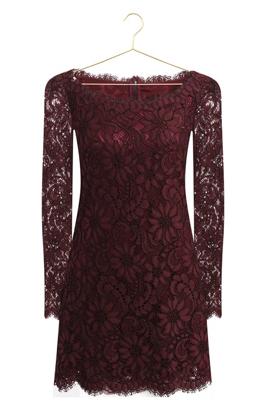Платье из хлопка и вискозы | Dolce & Gabbana | Фиолетовый - 1