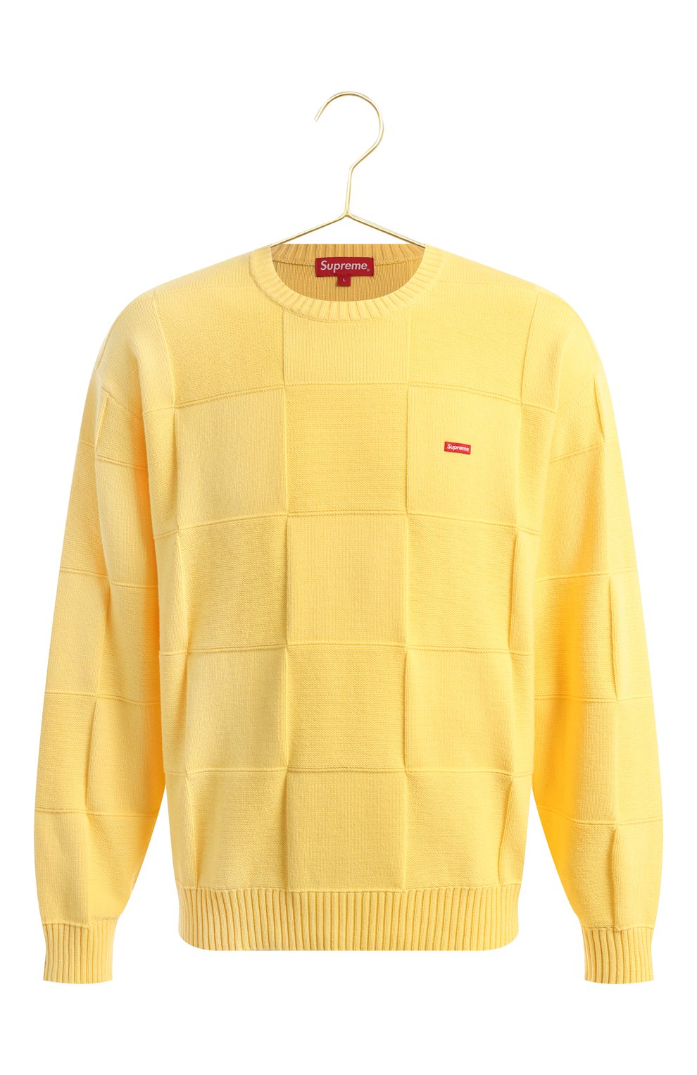 Хлопковый свитер | Supreme | Жёлтый - 1