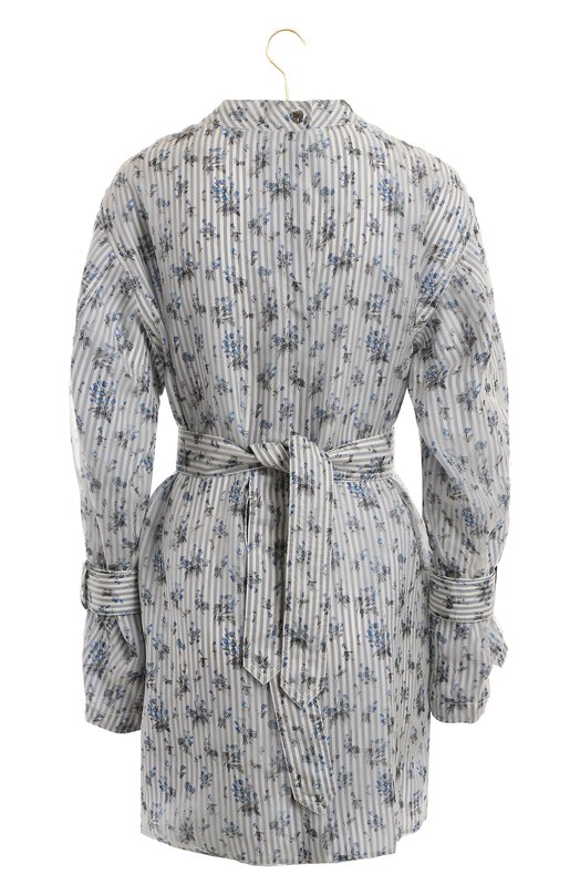 Шелковая блузка | Calvin Klein | Голубой - 2