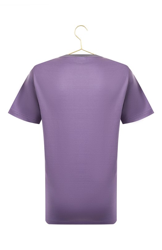 Хлопковая футболка | Brioni | Фиолетовый - 2