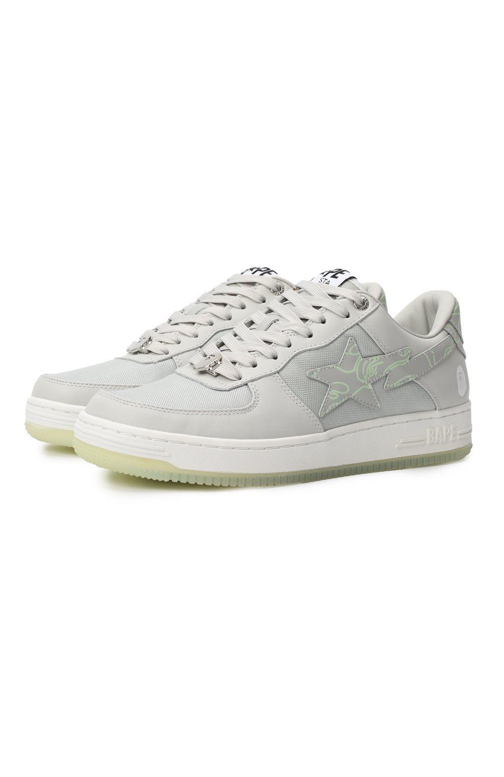 Кеды Bape Sta Bape, цвет Серый купить на ресейл-платформе TSUM Collect ...