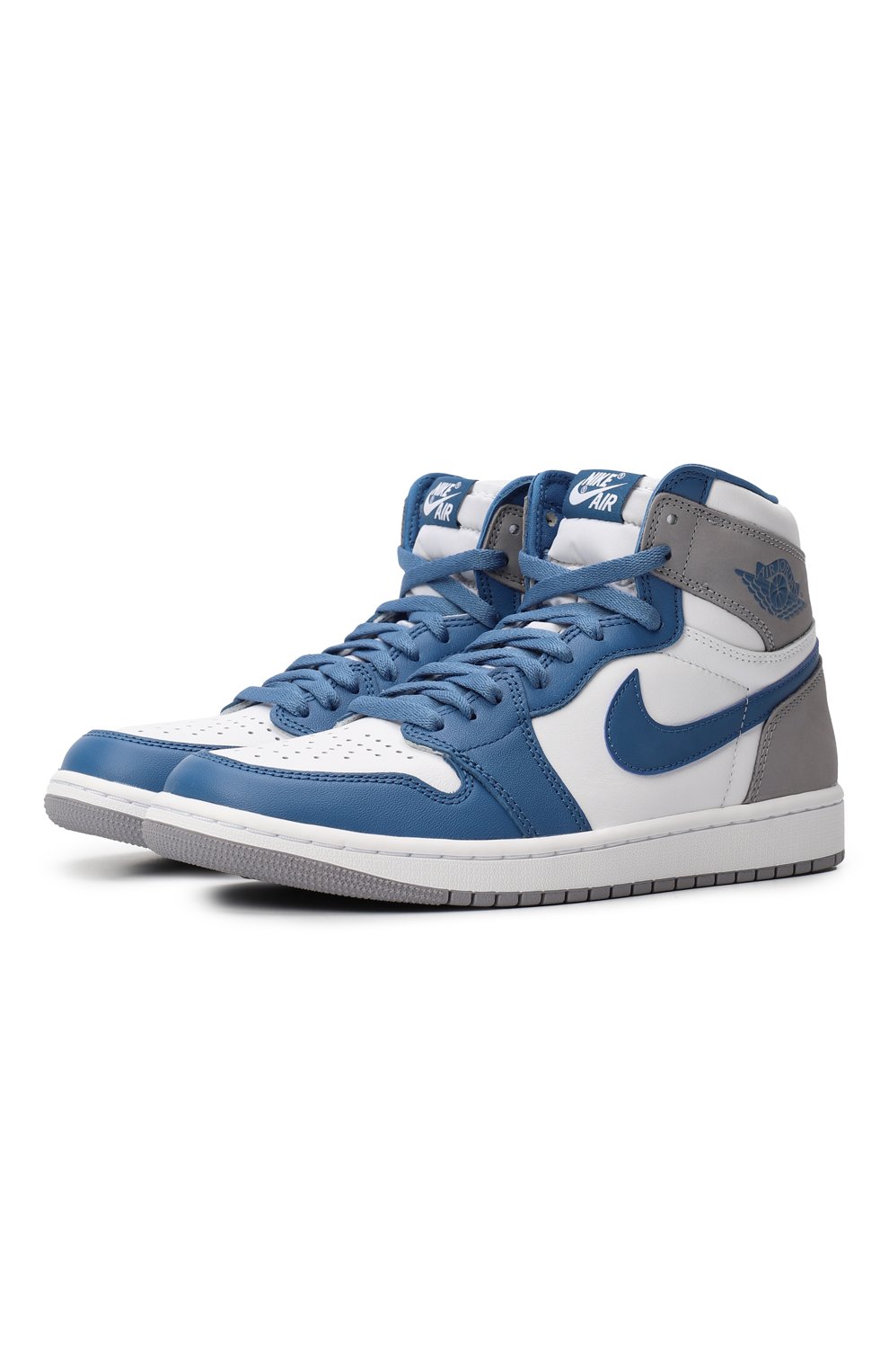Кеды Air Jordan 1 Retro High OG True Blue | Nike | Разноцветный - 1