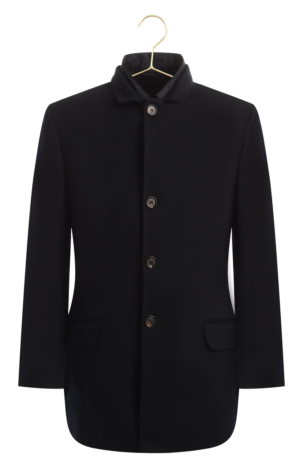 Кашемировое пальто | Brunello Cucinelli | Синий - 1