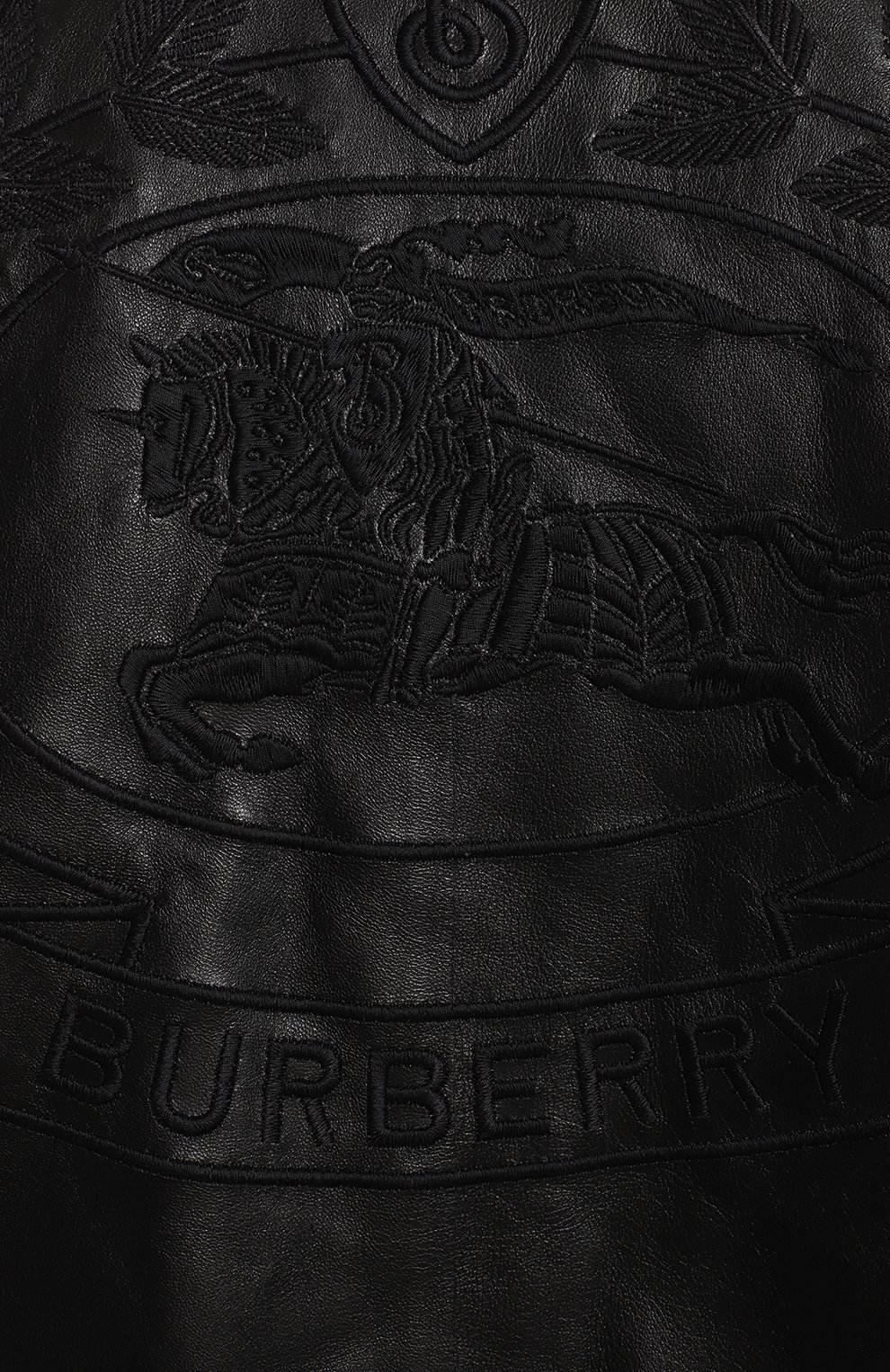 Кожаная куртка | Burberry | Чёрный - 3