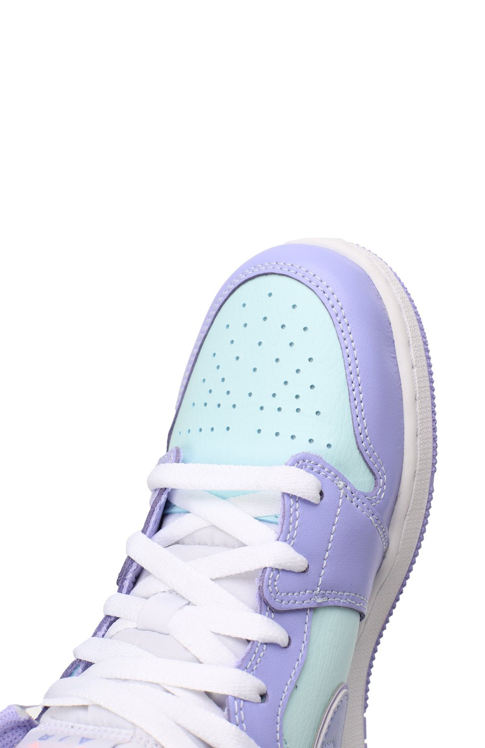 Кеды Air Jordan 1 Mid Purple Aqua | Nike | Фиолетовый - 8