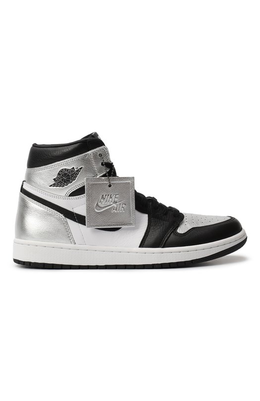 Кеды Air Jordan 1 Retro High Silver Toe | Nike | Разноцветный - 7
