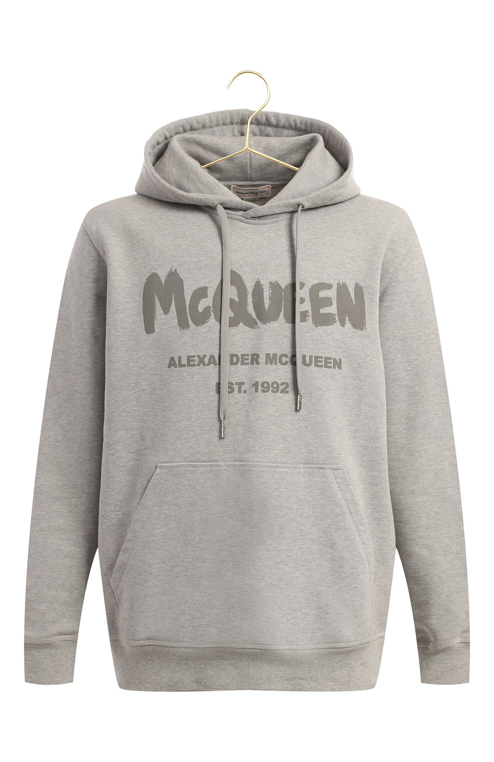 Хлопковый костюм | Alexander McQueen | Серый - 2