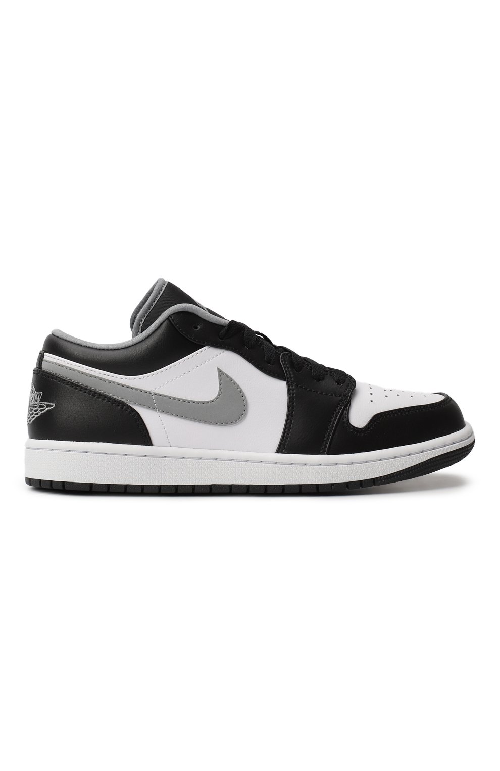 Кеды Air Jordan 1 Low Black White Grey | Nike | Чёрно-белый - 7