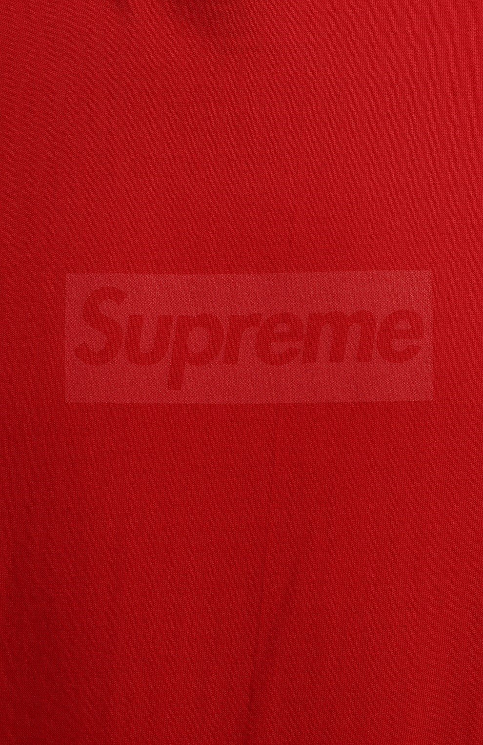 Хлопковая футболка | Supreme | Красный - 3