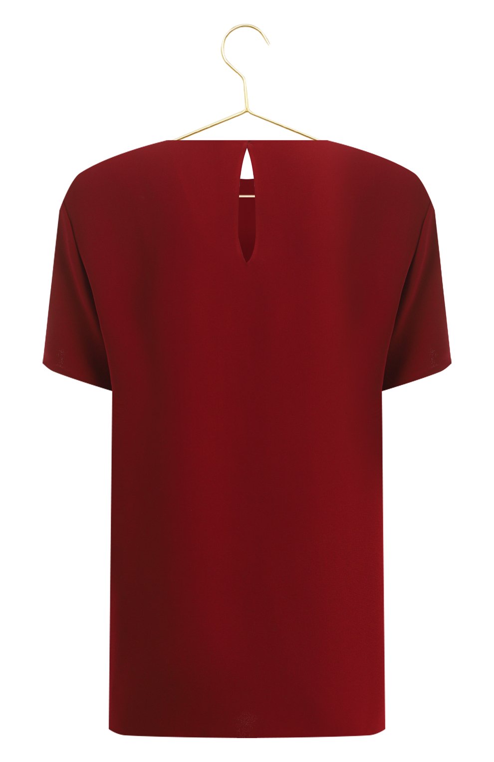 Шелковая блузка | Valentino | Бордовый - 2