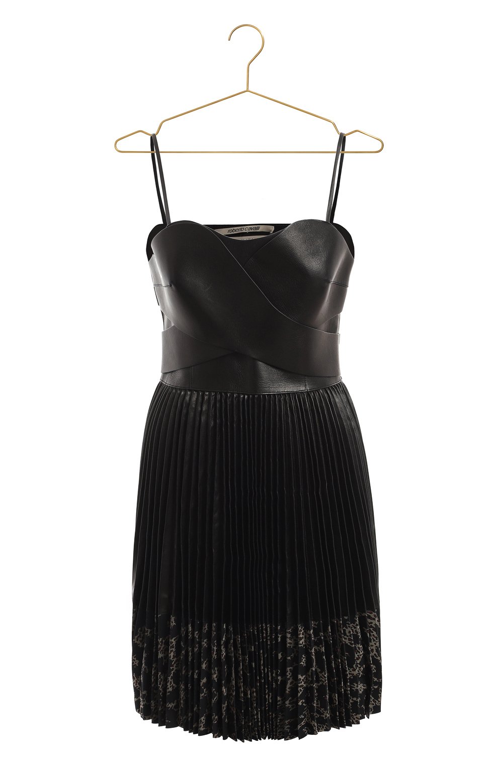 Комбинированное платье | Roberto Cavalli | Чёрный - 1