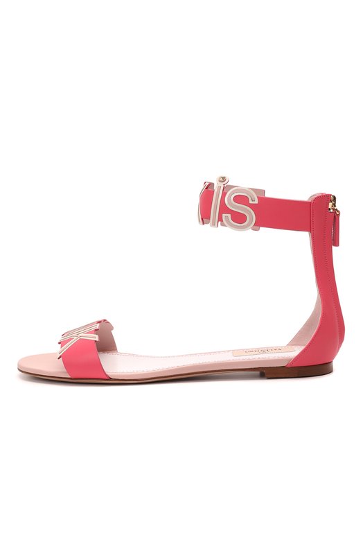 Кожаные сандалии Pink Is Punk | Valentino | Розовый - 4