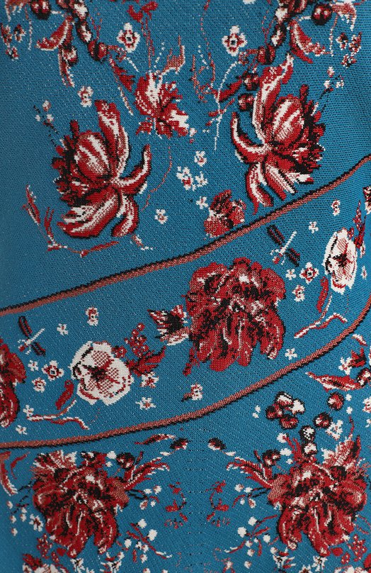 Платье из вискозы | Roberto Cavalli | Голубой - 3