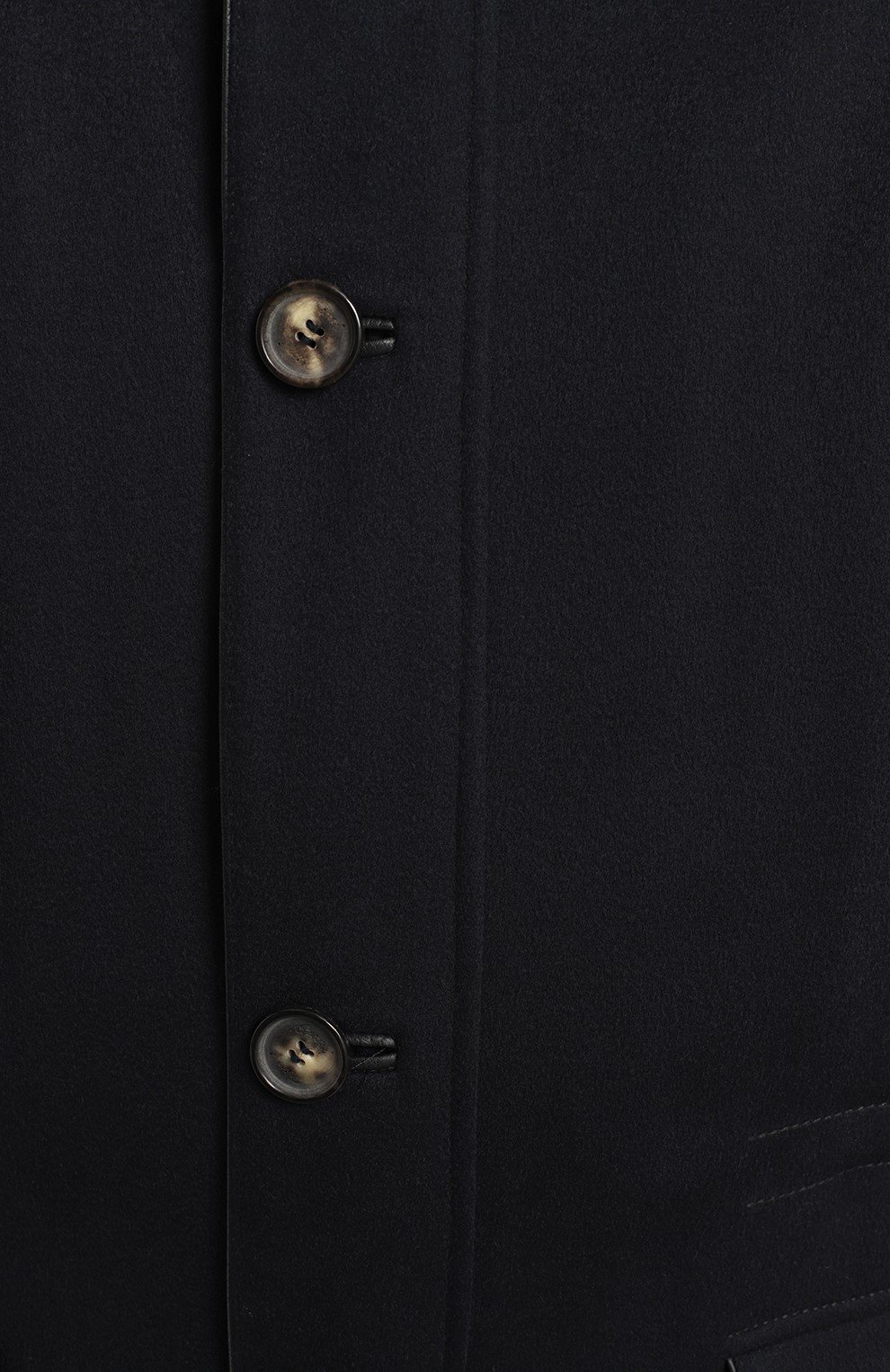 Пальто из кашемира и шелка | Brioni | Синий - 3