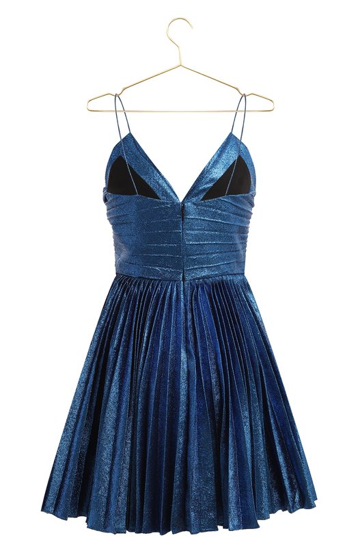 Шелковое платье | Saint Laurent | Синий - 2