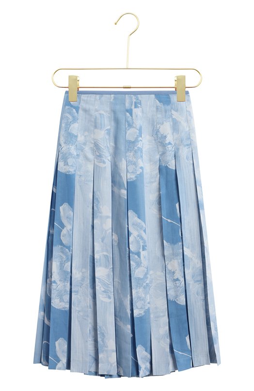 Плиссированная юбка | Victoria Beckham | Голубой - 1