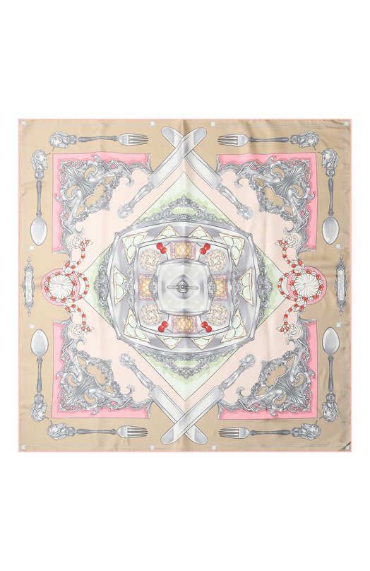 Шелковый платок | Burberry | Разноцветный - 3