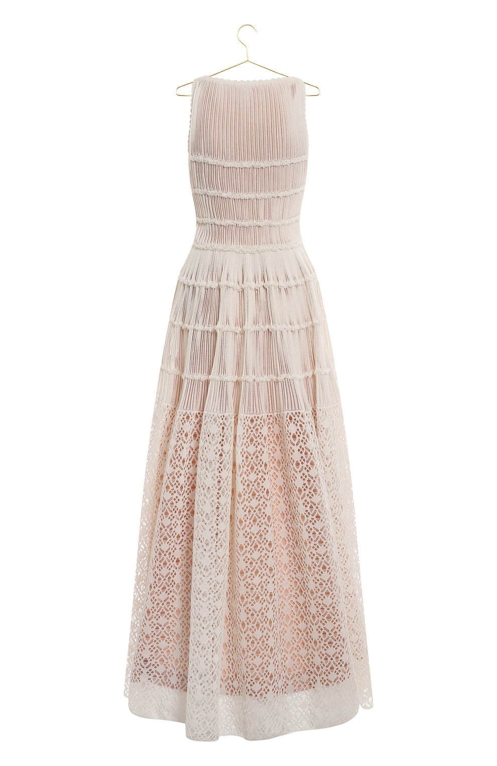 Шелковое платье | Alaia | Белый - 2