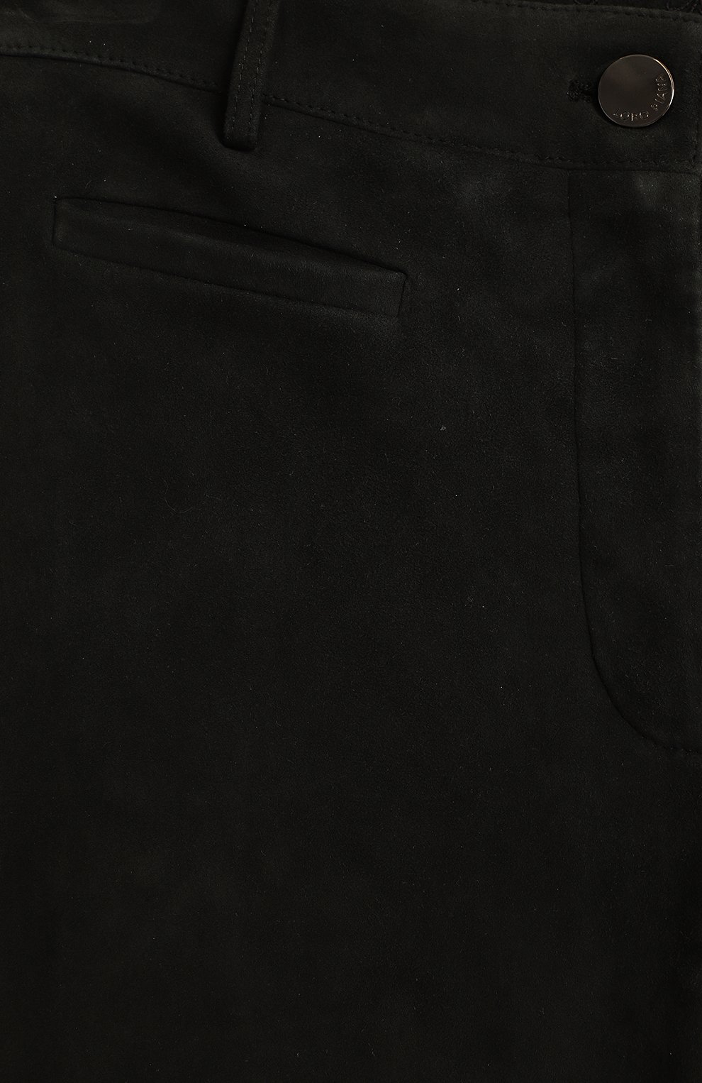 Замшевые брюки | Loro Piana | Чёрный - 4
