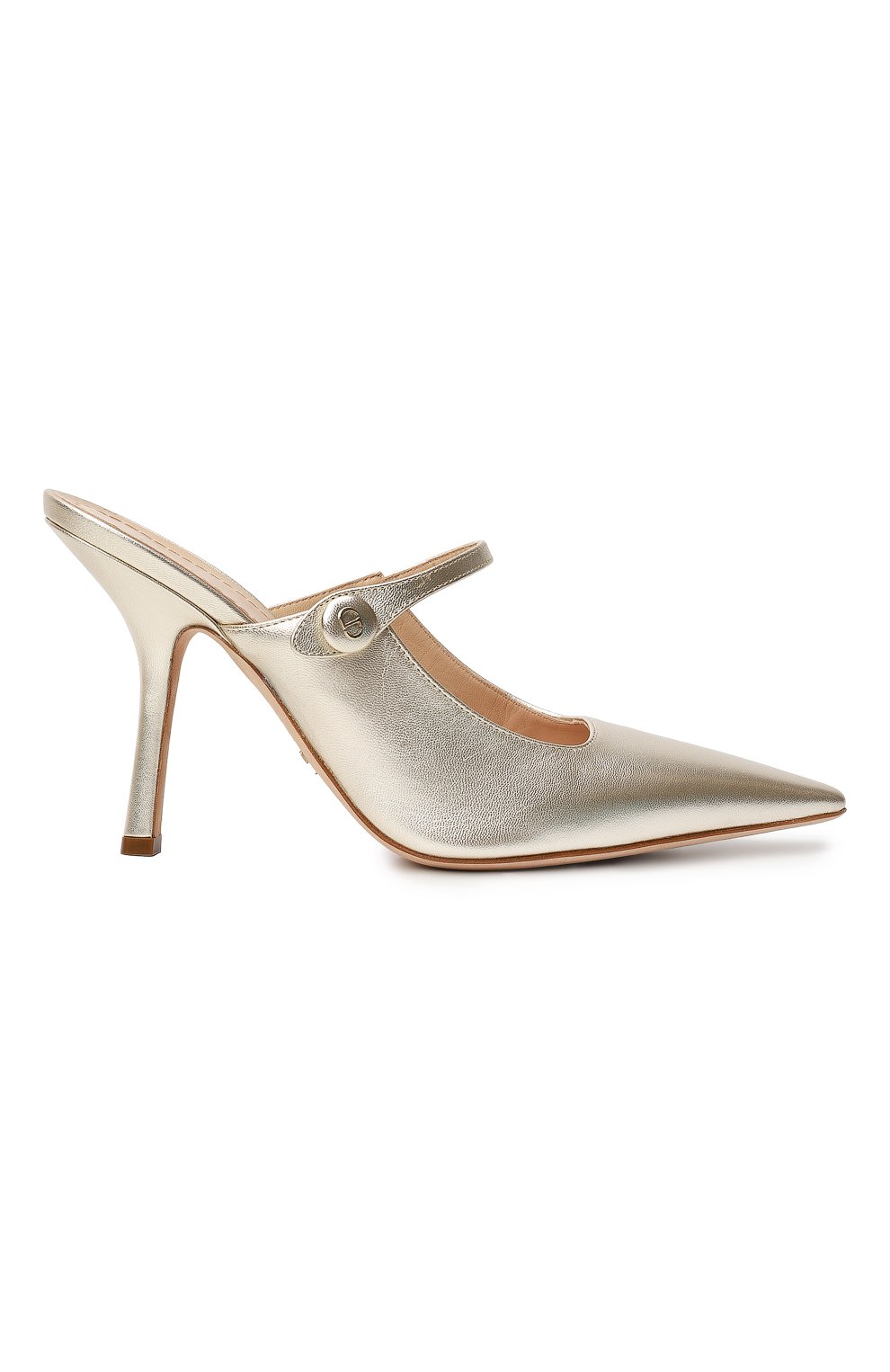 Кожаные туфли | Dior | Золотой - 7